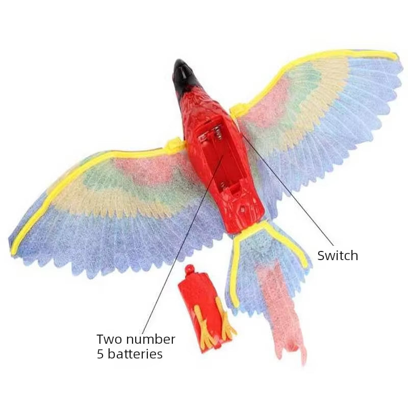 Silent Electric Parrot Toy for Cats | Hanging Flying Bird Teaser | Interactive Pet Training Supplies for Endless Fun